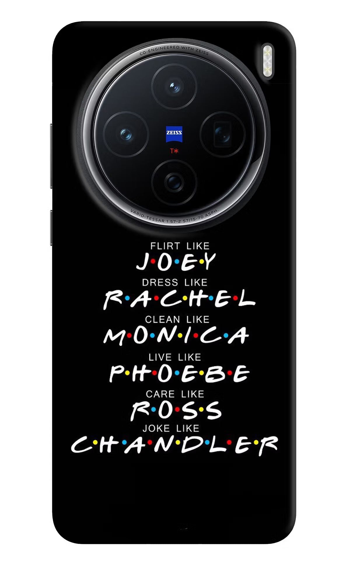 FRIENDS Character Vivo X200 5G Hard Case Back Cover by Casekaro