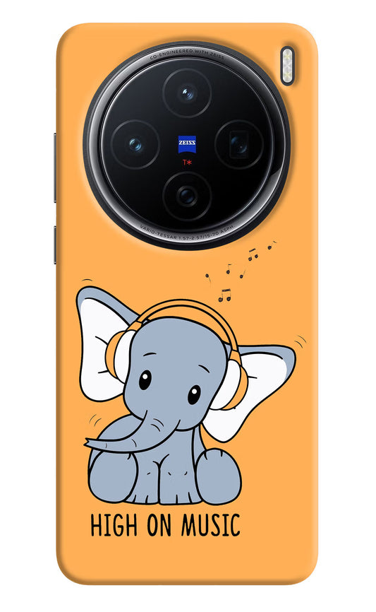 High On Music Vivo X200 5G Hard Case Back Cover by Casekaro