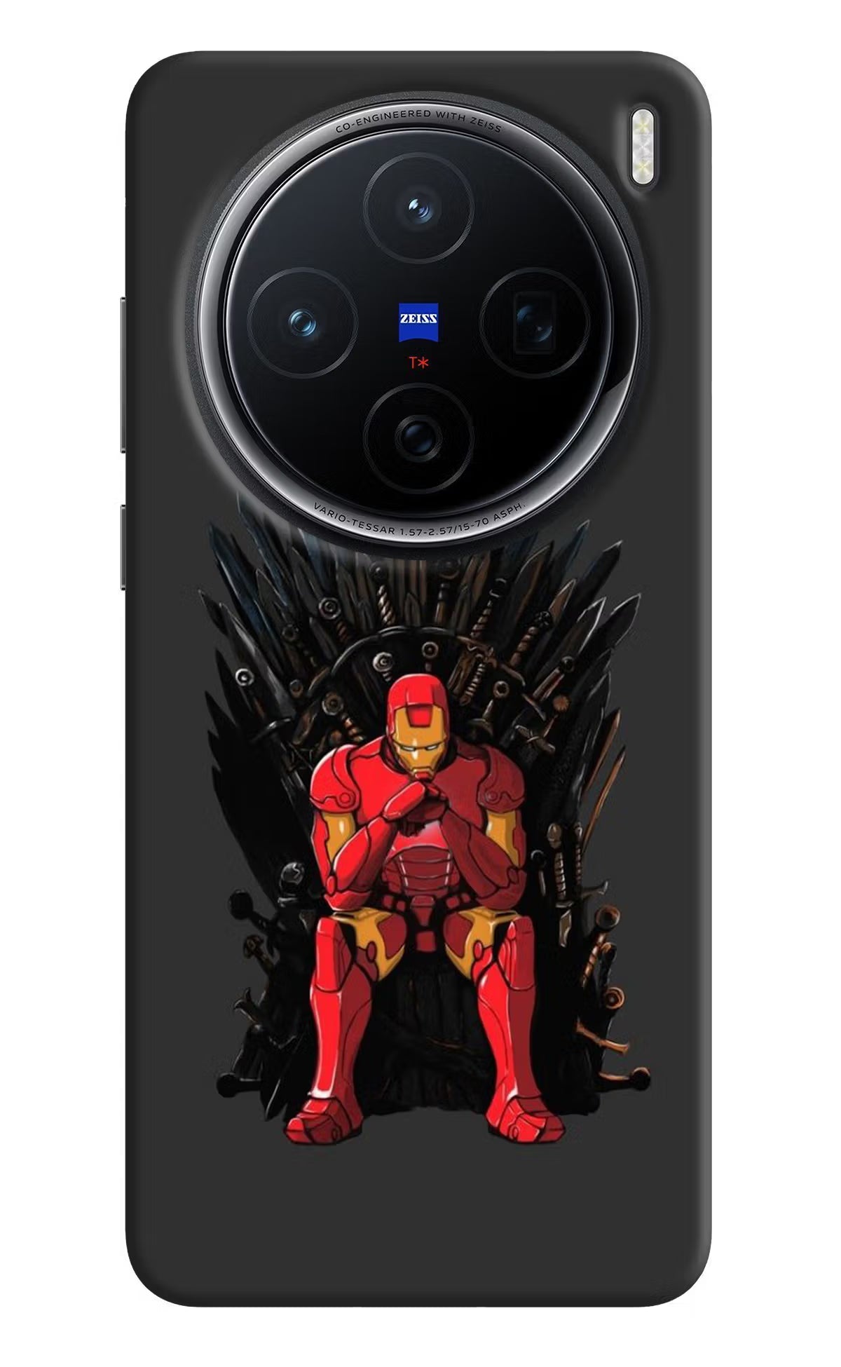 Ironman Throne Vivo X200 5G Hard Case Back Cover by Casekaro