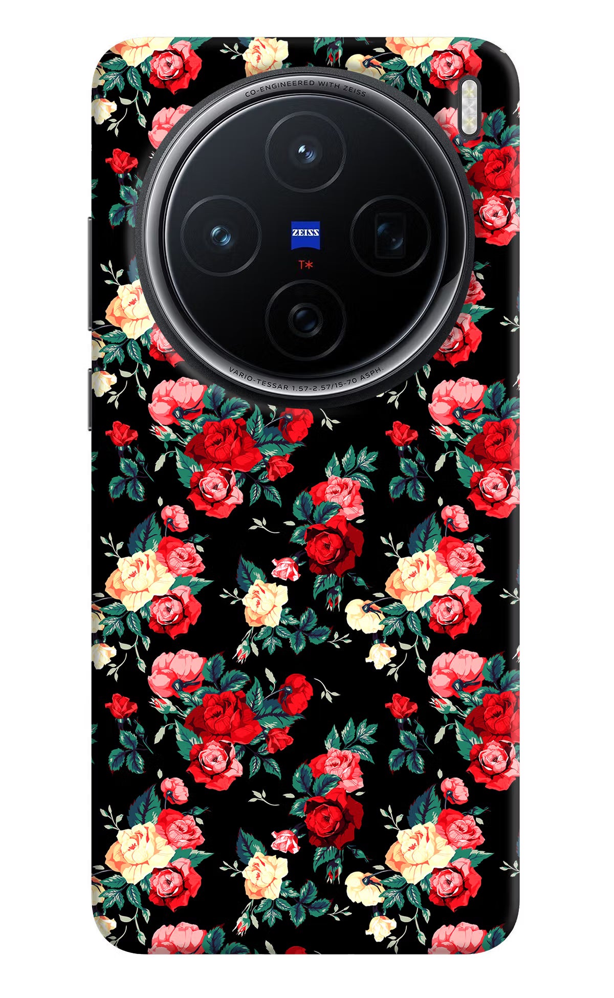 Rose Pattern Vivo X200 5G Hard Case Back Cover by Casekaro