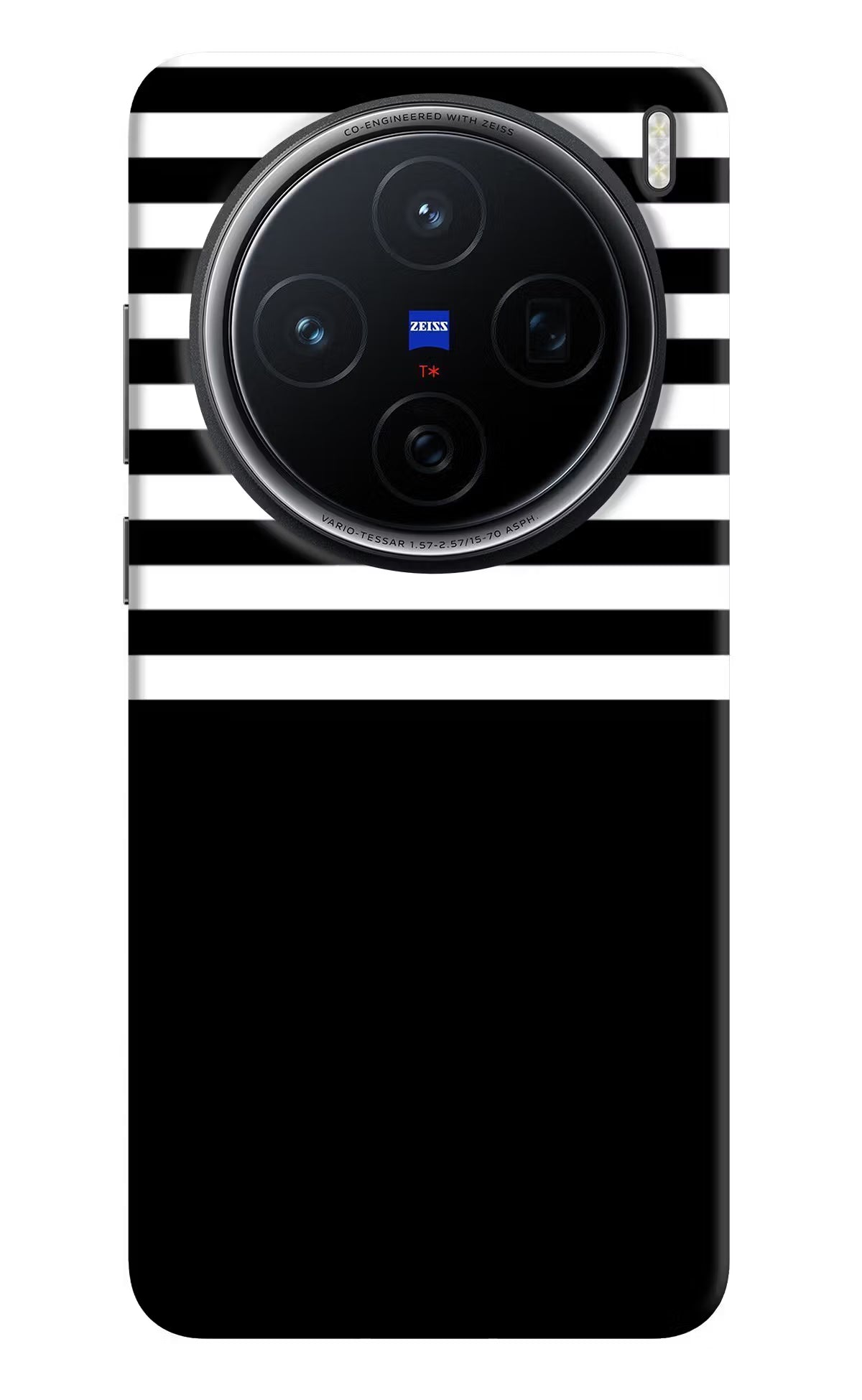 Black and White Print Vivo X200 5G Hard Case Back Cover by Casekaro