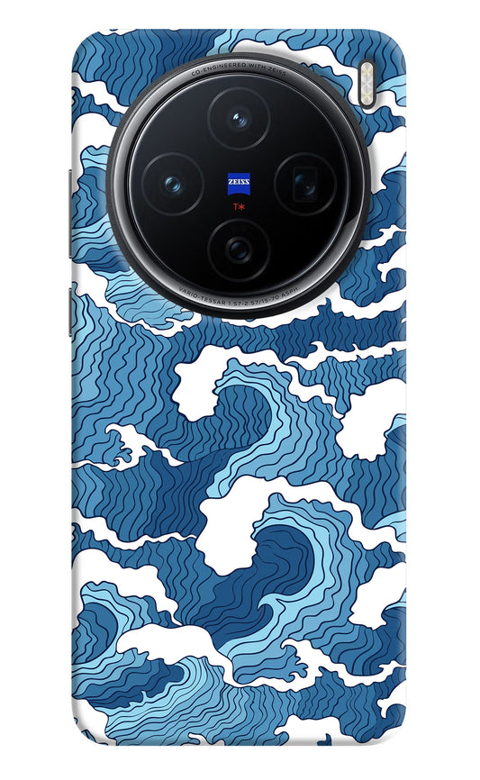 Blue Waves Vivo X200 5G Hard Case Back Cover by Casekaro