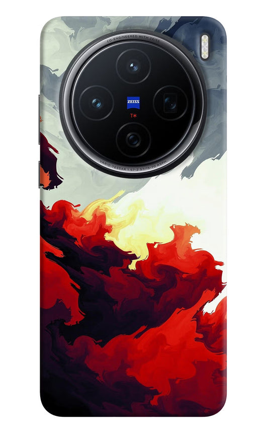 Fire Cloud Vivo X200 5G Hard Case Back Cover by Casekaro