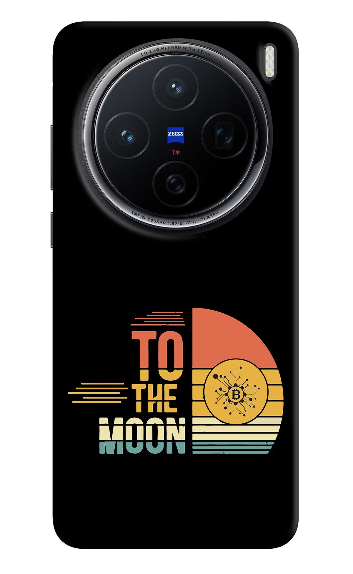 To the Moon Vivo X200 5G Hard Case Back Cover by Casekaro