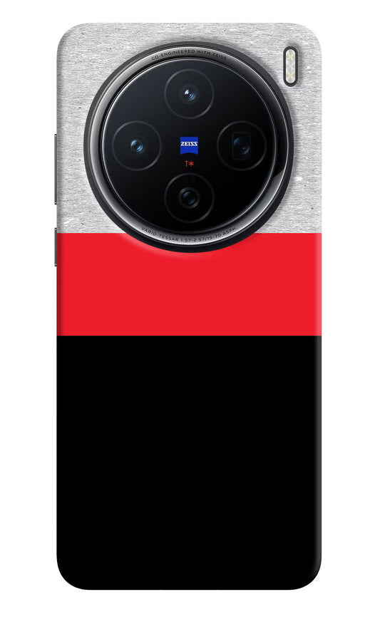 Tri Color Pattern Vivo X200 5G Hard Case Back Cover by Casekaro