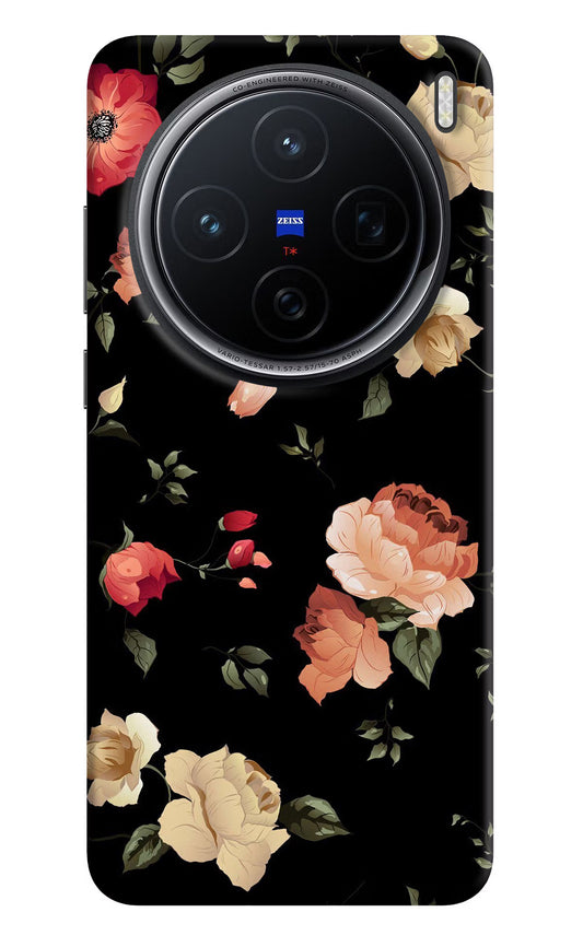 Flowers Vivo X200 5G Hard Case Back Cover by Casekaro