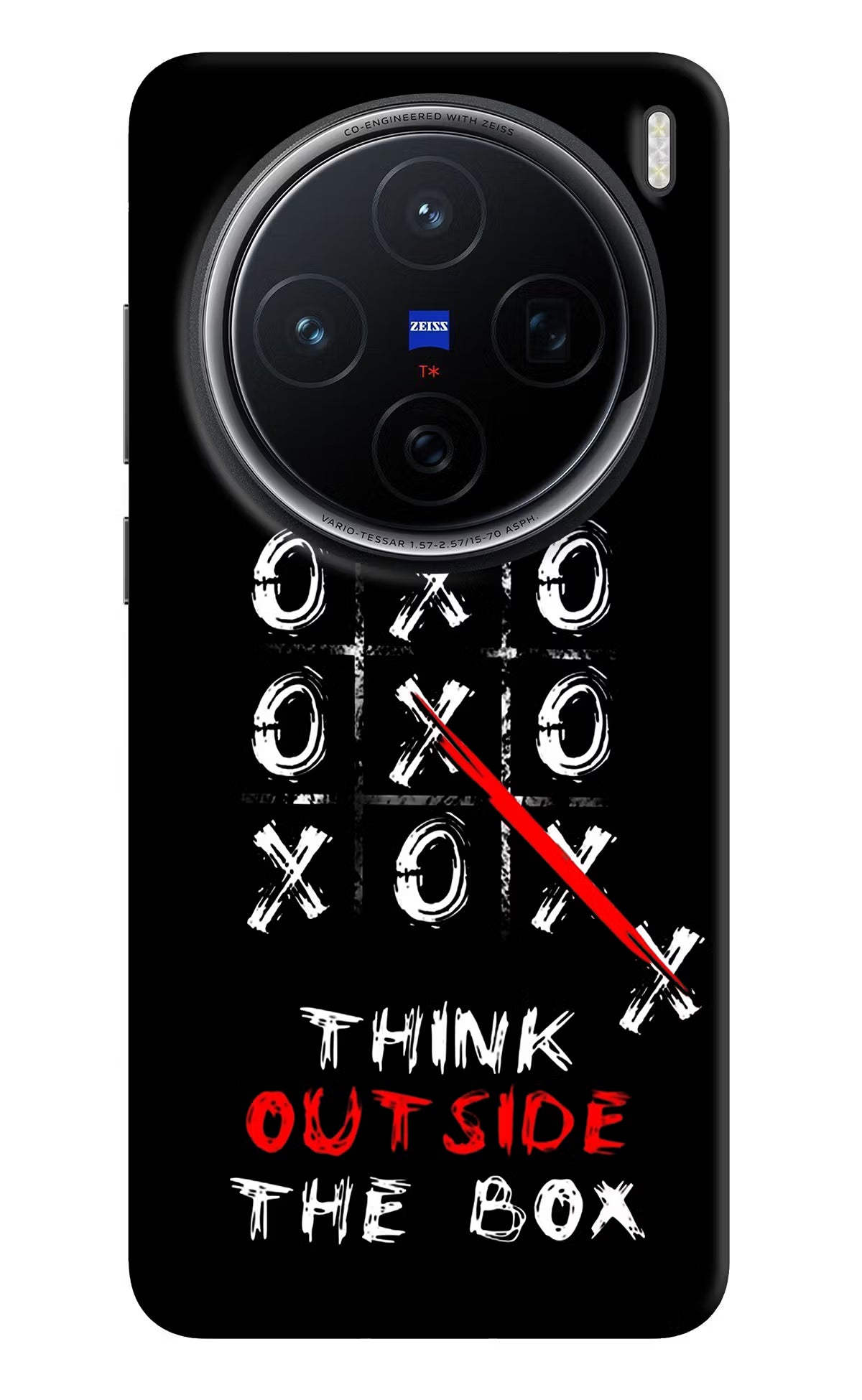 Think out of the BOX Vivo X200 5G Hard Case Back Cover by Casekaro