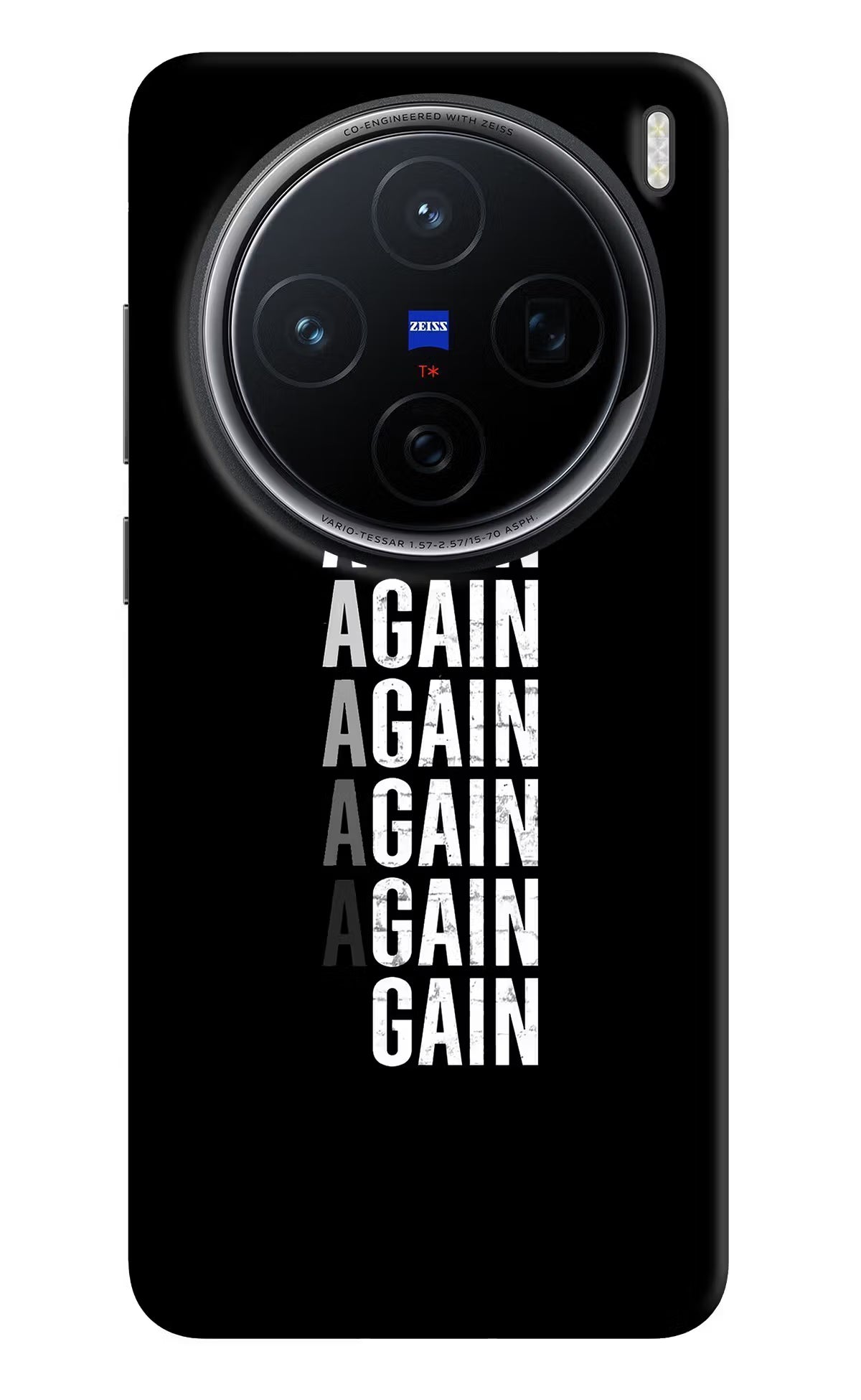 Again Again Gain Vivo X200 5G Hard Case Back Cover by Casekaro