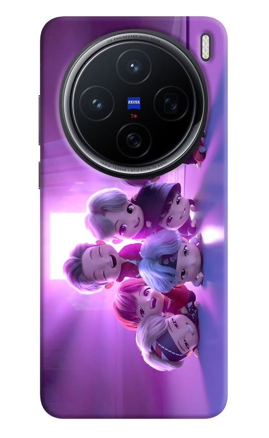 BTS Chibi Vivo X200 5G Hard Case Back Cover by Casekaro