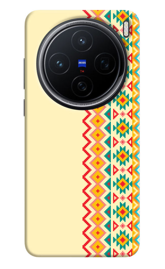 Ethnic Seamless Vivo X200 5G Hard Case Back Cover by Casekaro