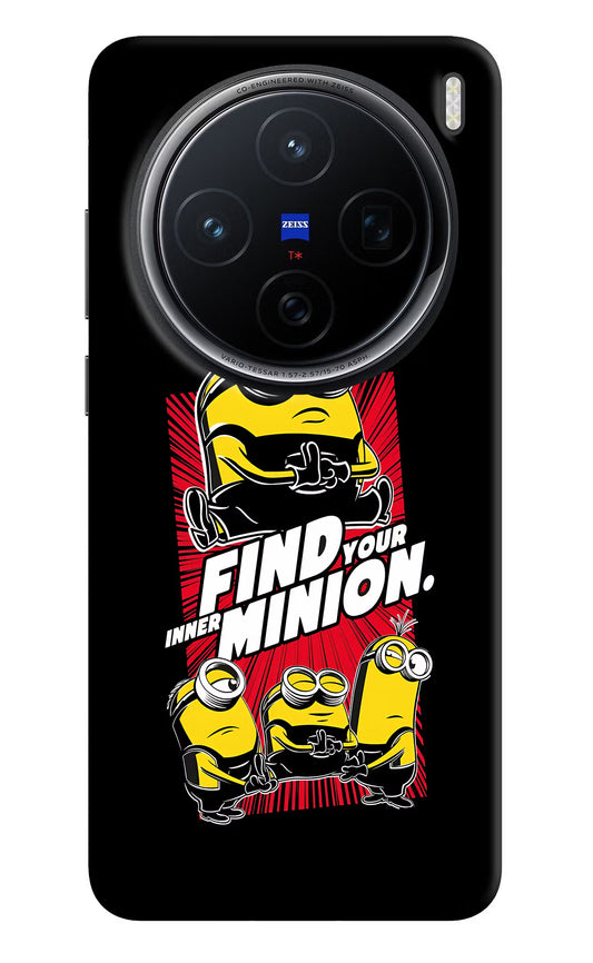 Find your inner Minion Vivo X200 5G Hard Case Back Cover by Casekaro