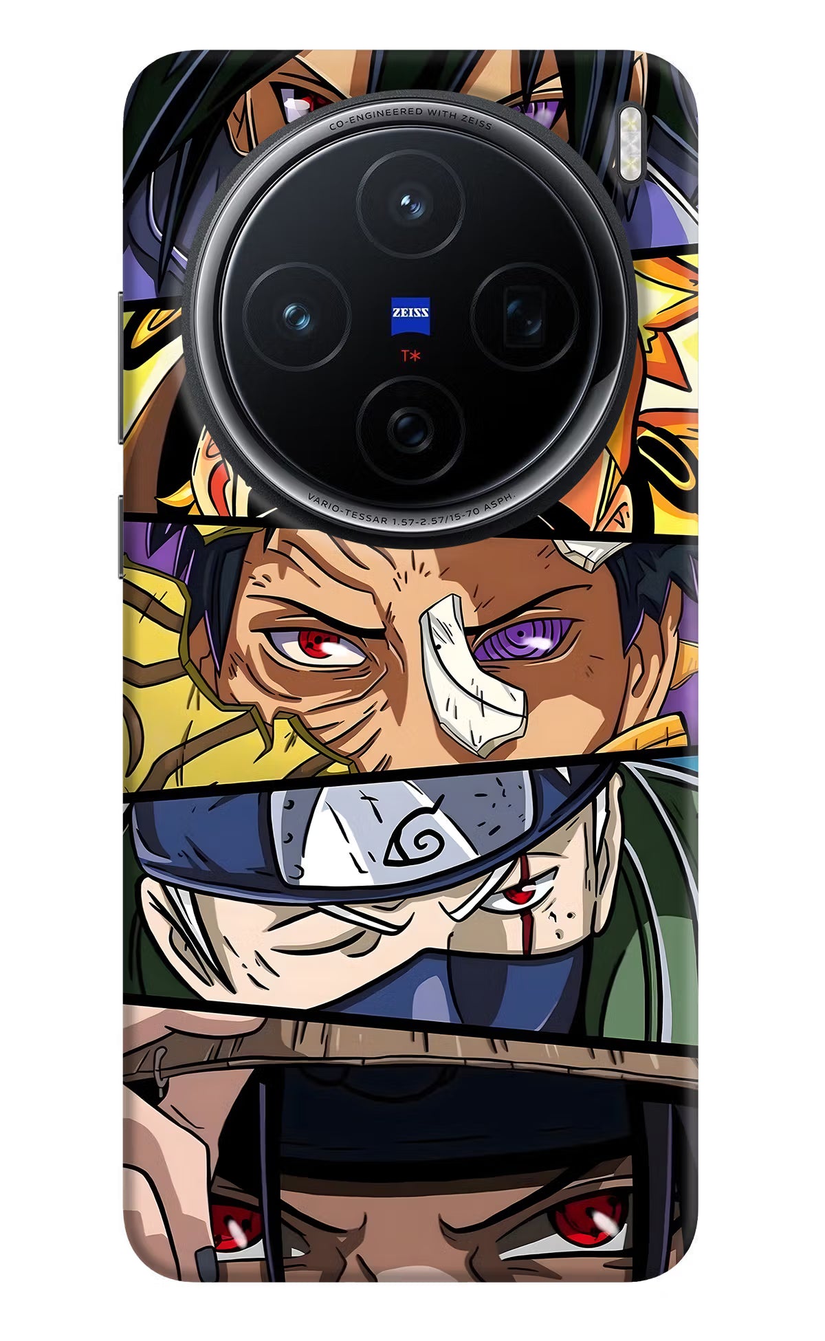 Naruto Character Vivo X200 5G Hard Case Back Cover by Casekaro
