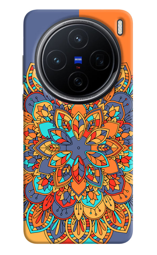 Color Mandala Vivo X200 5G Hard Case Back Cover by Casekaro