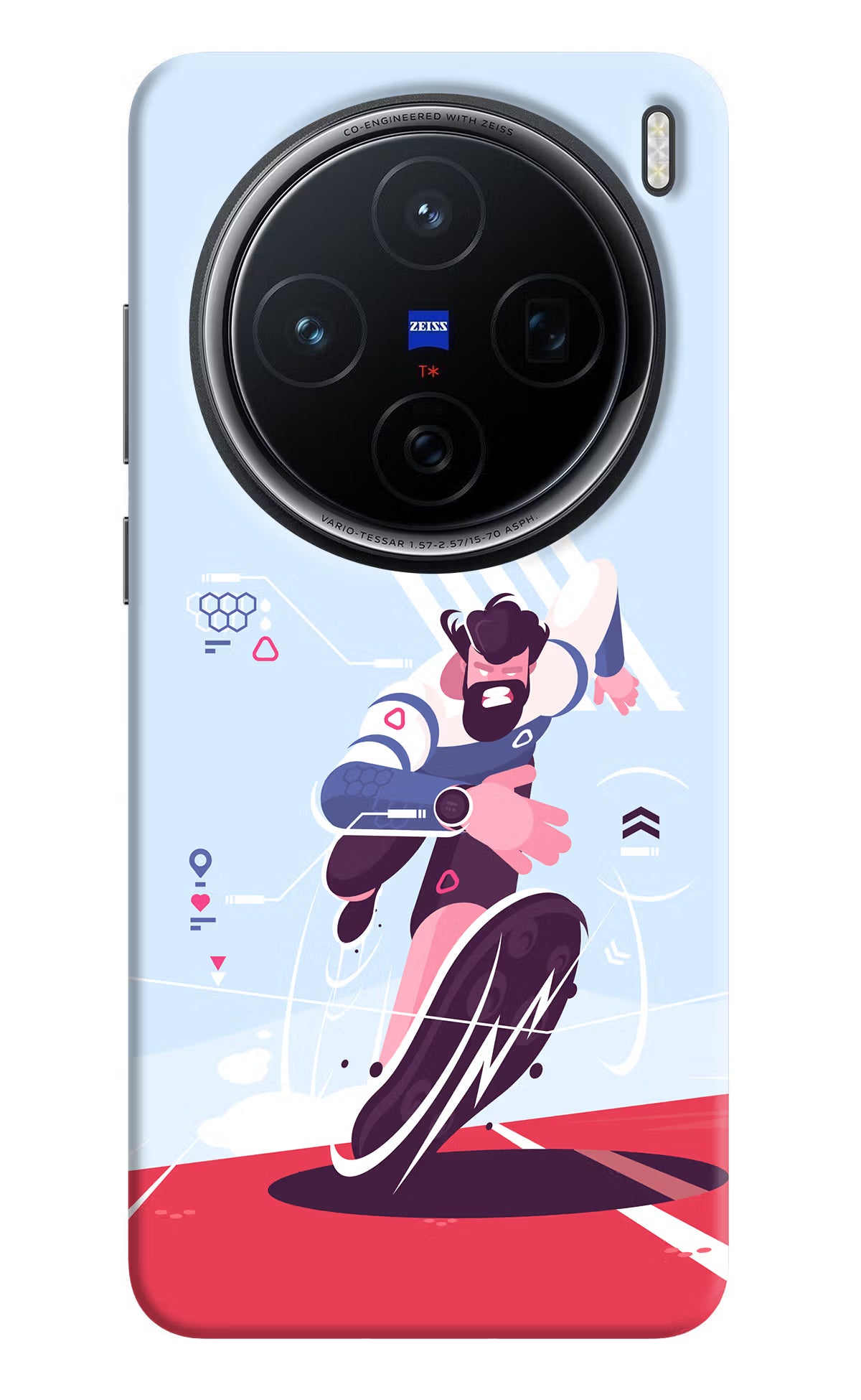 Run Pro Vivo X200 5G Hard Case Back Cover by Casekaro