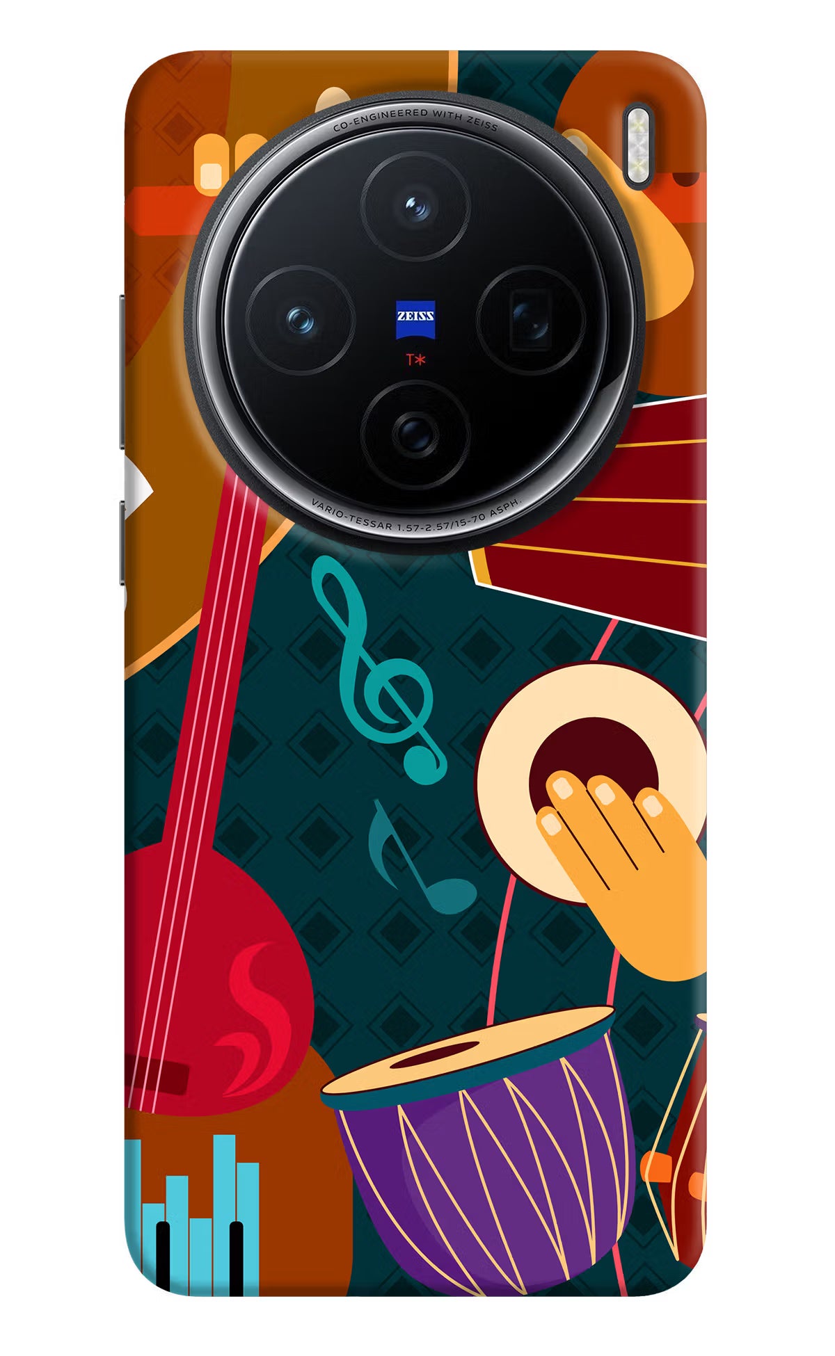 Music Instrument Vivo X200 5G Hard Case Back Cover by Casekaro