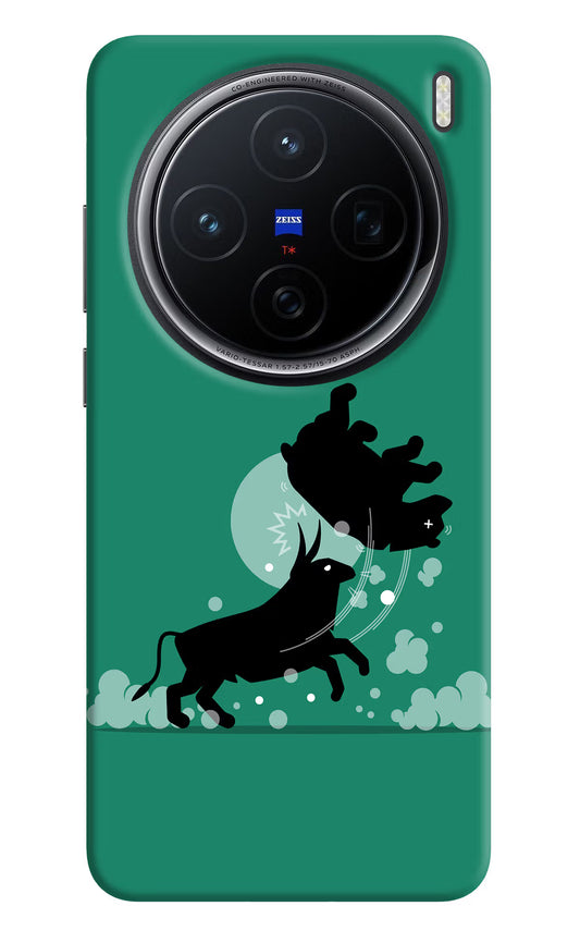 Bull Conqueror Vivo X200 5G Hard Case Back Cover by Casekaro