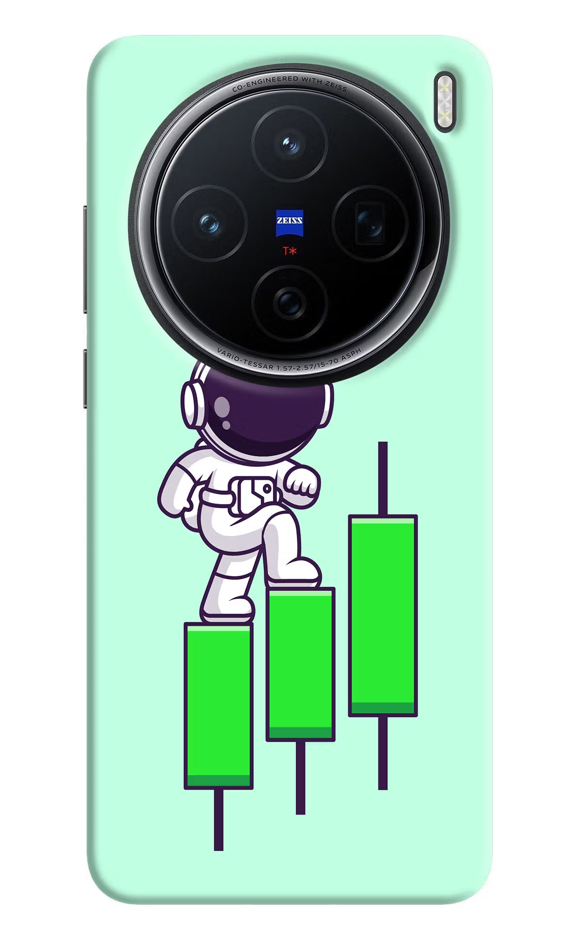 Astronaut Trader Vivo X200 5G Hard Case Back Cover by Casekaro