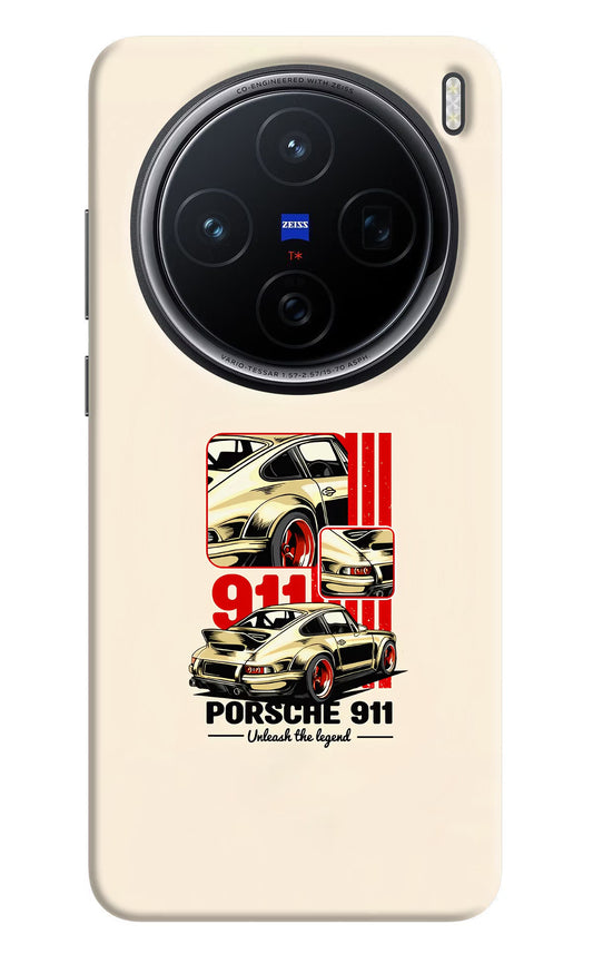 Classic Porsche 911 Vivo X200 5G Hard Case Back Cover by Casekaro