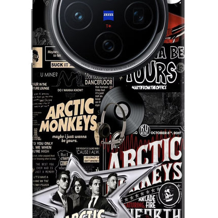 Arctic Monkeys Vivo X200 5G Hard Case Back Cover by Casekaro