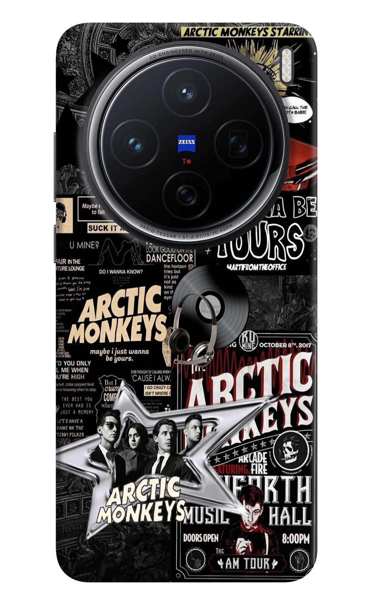 Arctic Monkeys Vivo X200 5G Hard Case Back Cover by Casekaro