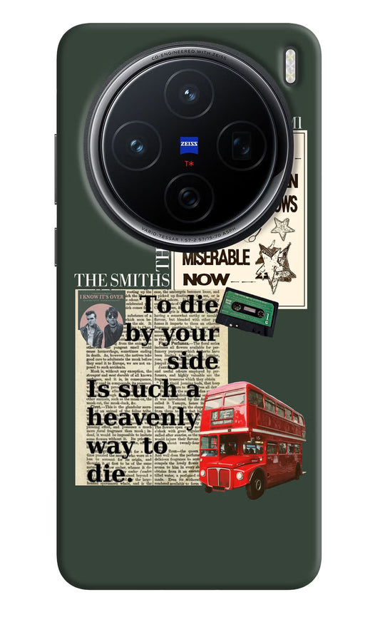 The Smiths Vivo X200 5G Hard Case Back Cover by Casekaro
