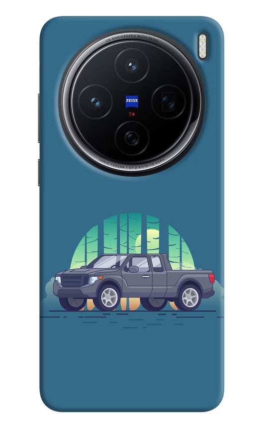 Retro Garage Vibe Vivo X200 5G Hard Case Back Cover by Casekaro