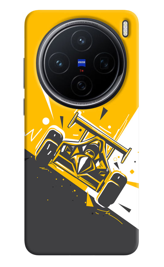 Track King Vivo X200 5G Hard Case Back Cover by Casekaro