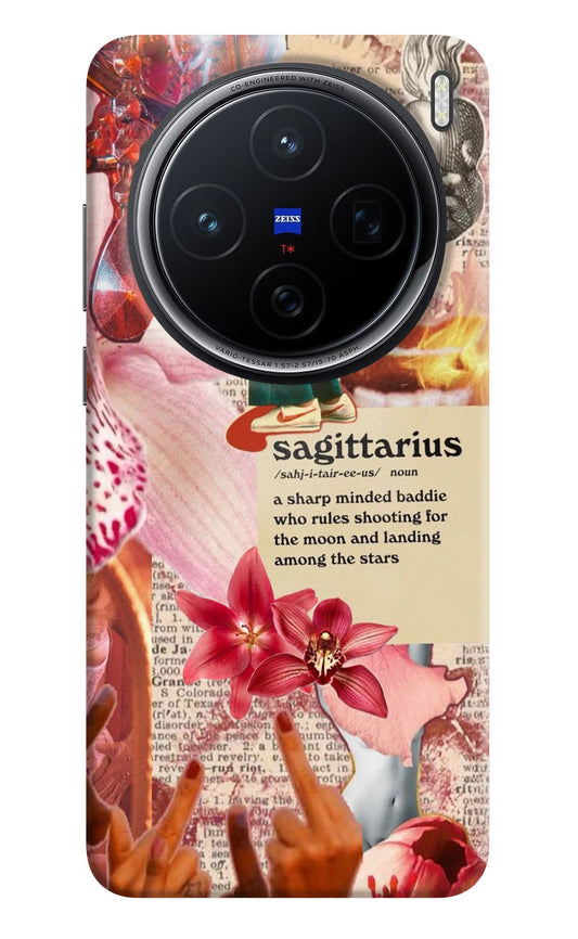 Sagittarius Zodiac Vivo X200 5G Hard Case Back Cover by Casekaro