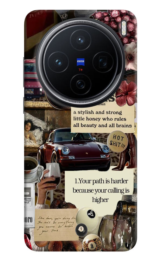 Taurus Zodiac Vivo X200 5G Hard Case Back Cover by Casekaro