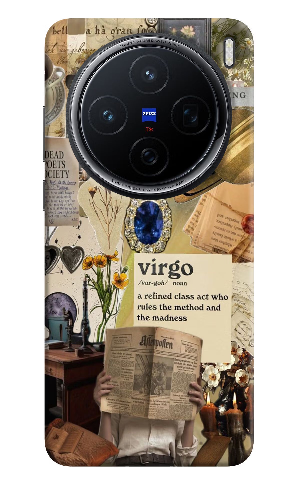 Virgo Zodiac Vivo X200 5G Hard Case Back Cover by Casekaro