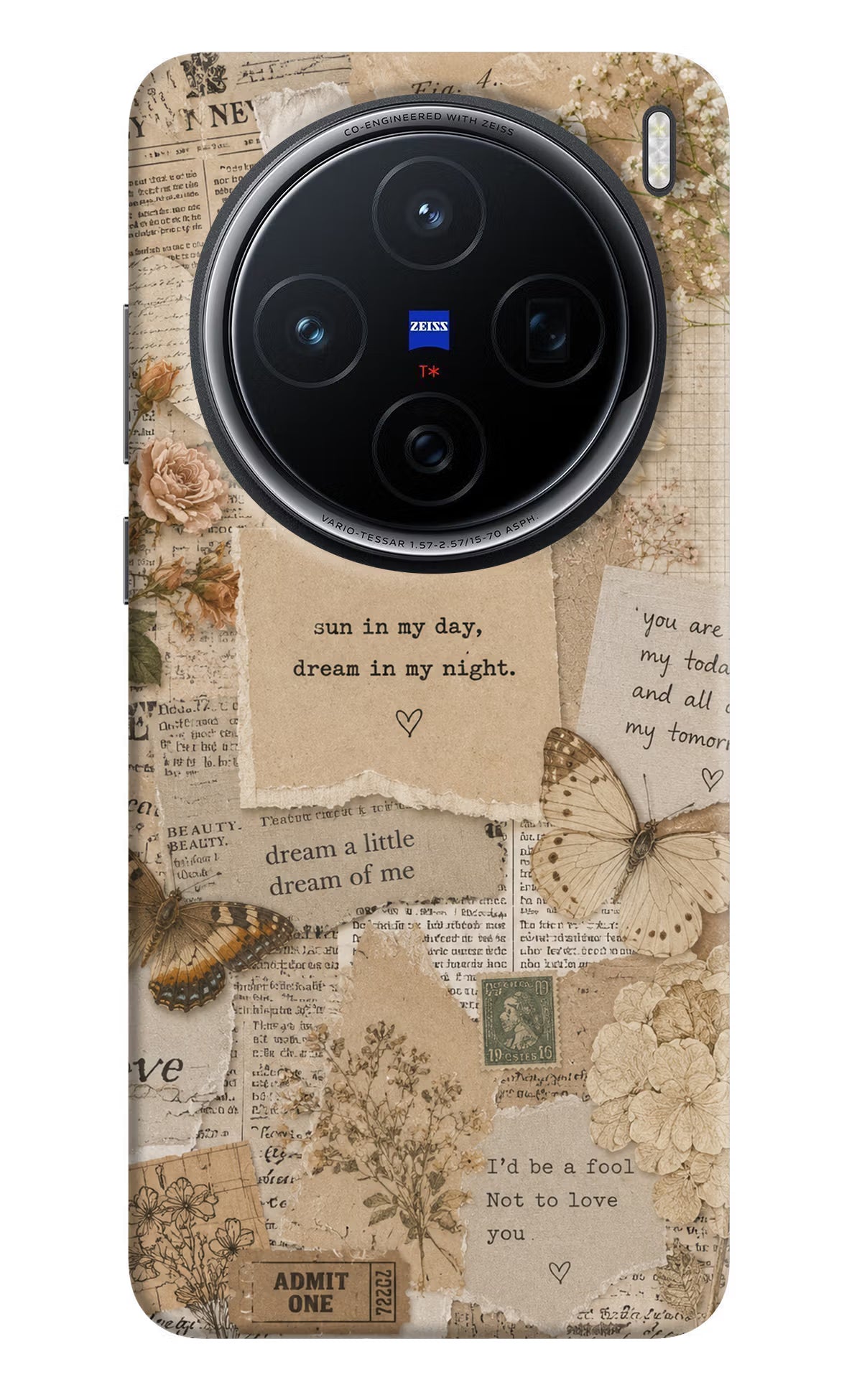 Vintage case Vivo X200 5G Back Cover