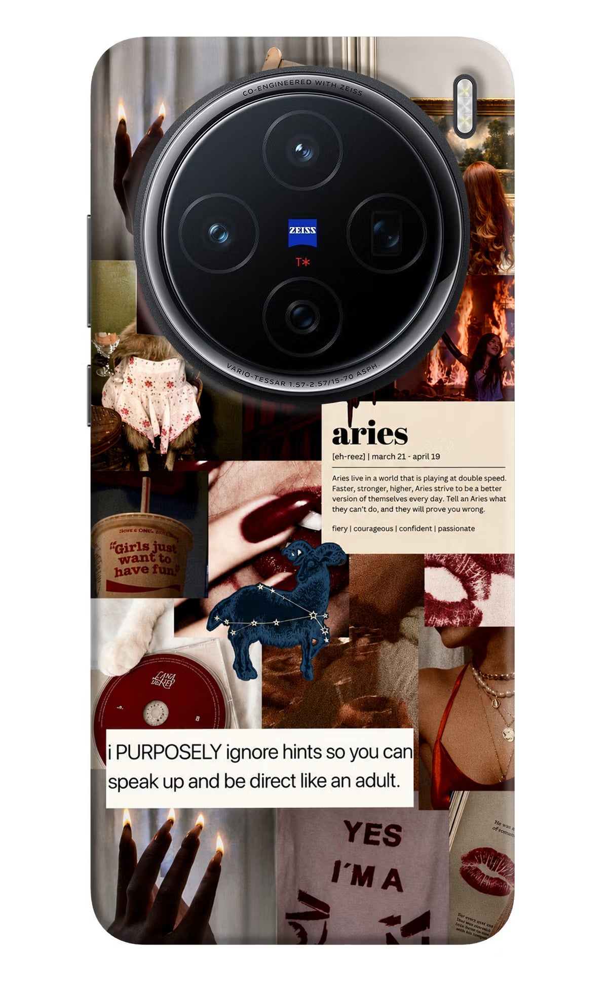 Zodiac Aries Vivo X200 5G Back Cover