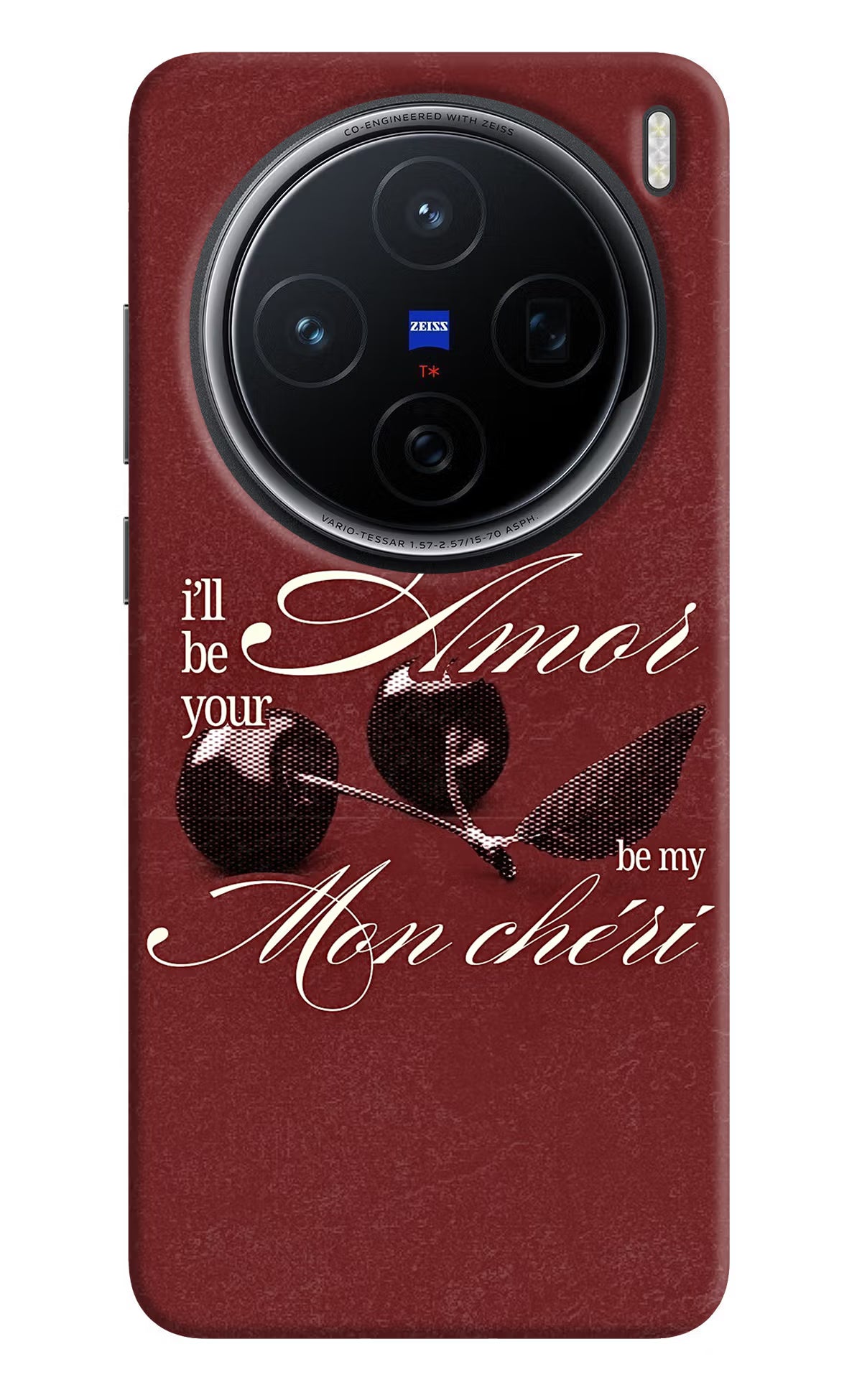 Velvet Cherry Vivo X200 5G Back Cover