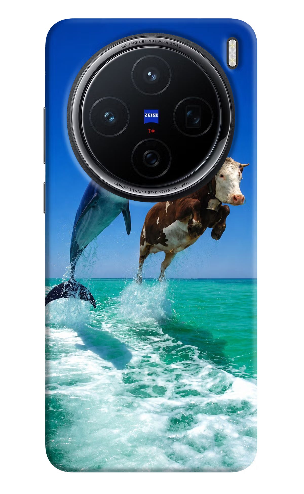 Dolphin vs Cow Vivo X200 5G Back Cover
