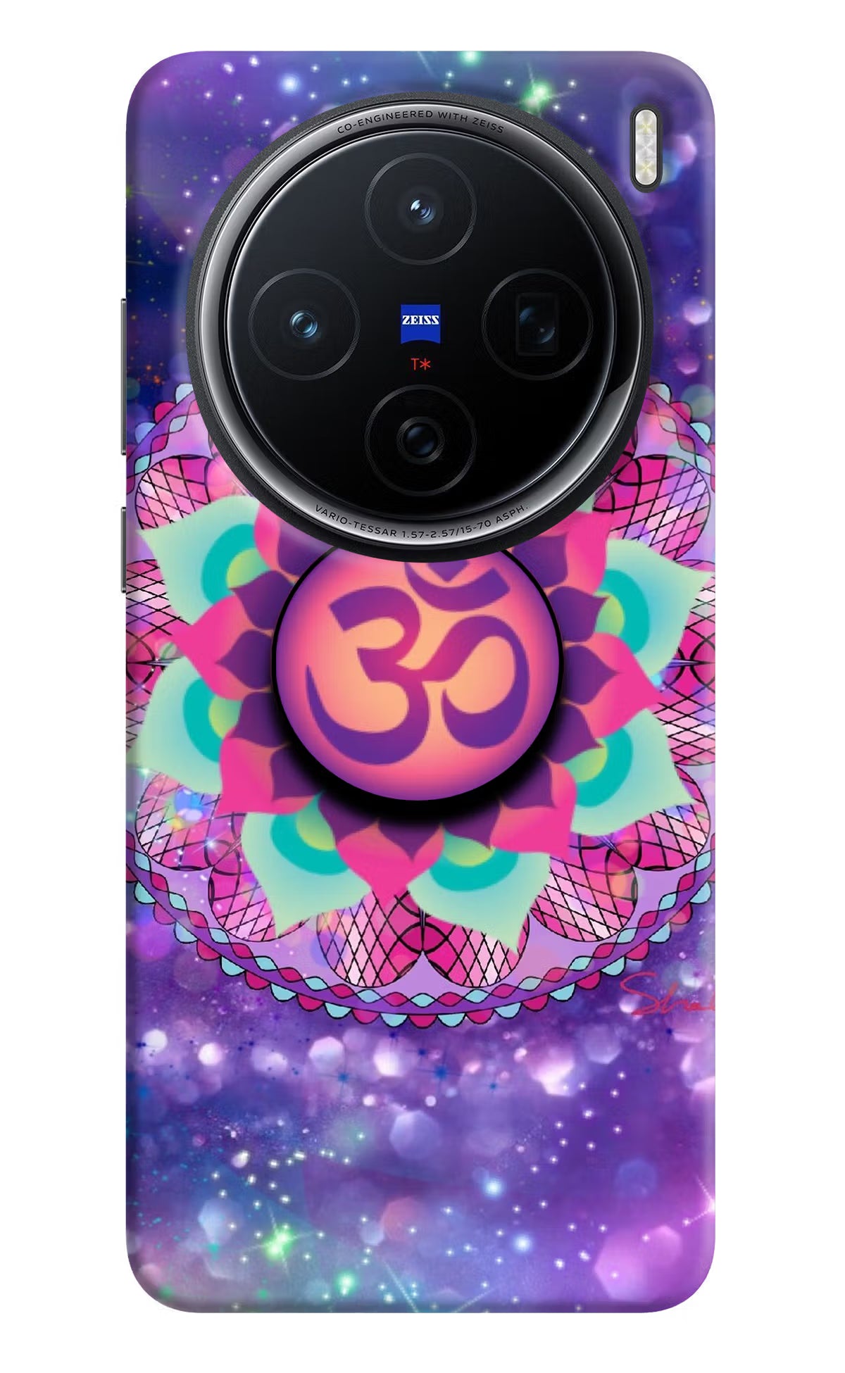 Om Purple Vivo X200 5G Pop Case by Casekaro