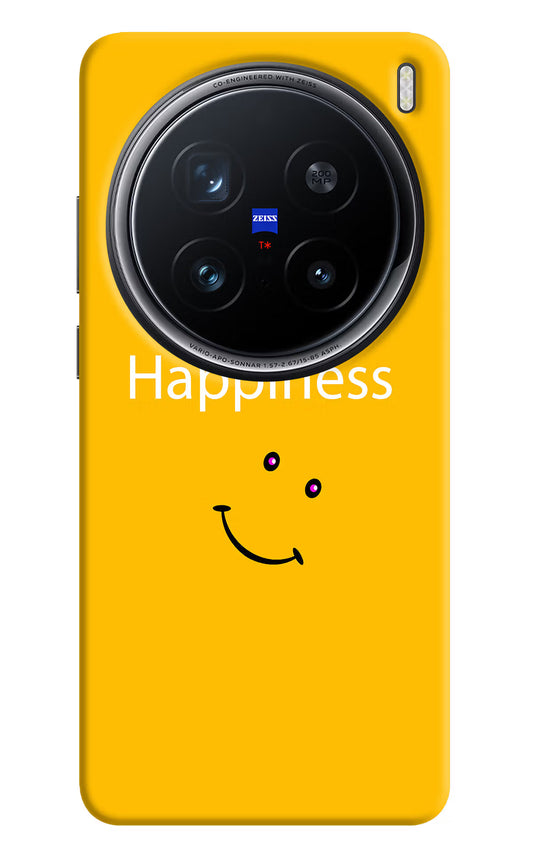 Happiness With Smiley Vivo X200 Pro 5G Hard Case Back Cover by Casekaro