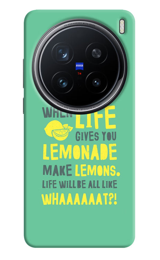 Quote Vivo X200 Pro 5G Hard Case Back Cover by Casekaro