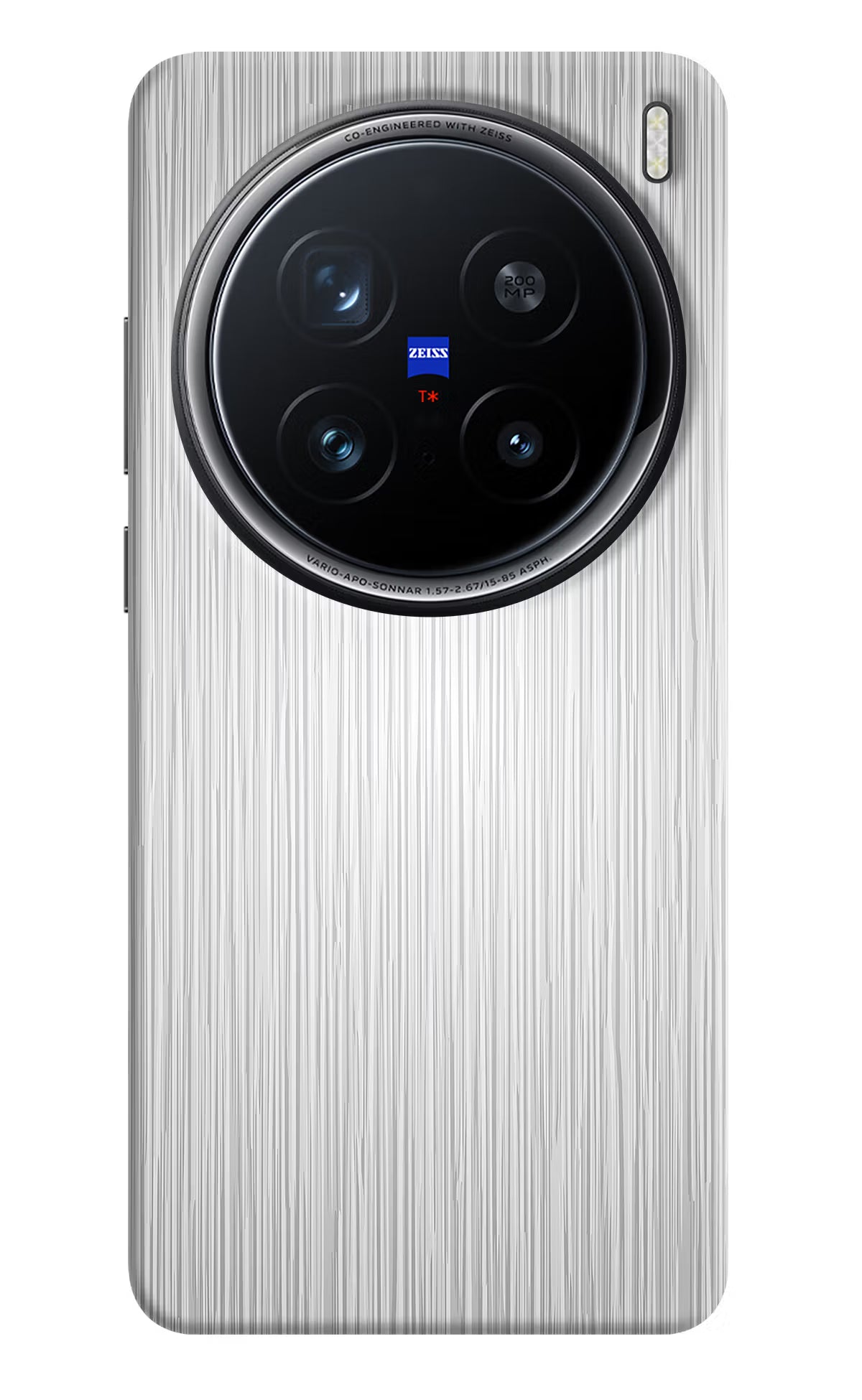 Wooden Grey Texture Vivo X200 Pro 5G Hard Case Back Cover by Casekaro