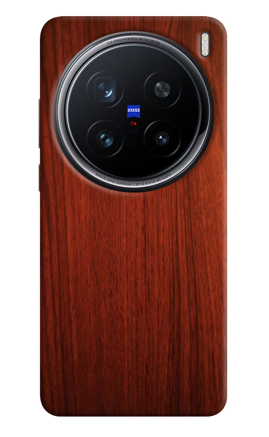 Wooden Plain Pattern Vivo X200 Pro 5G Hard Case Back Cover by Casekaro