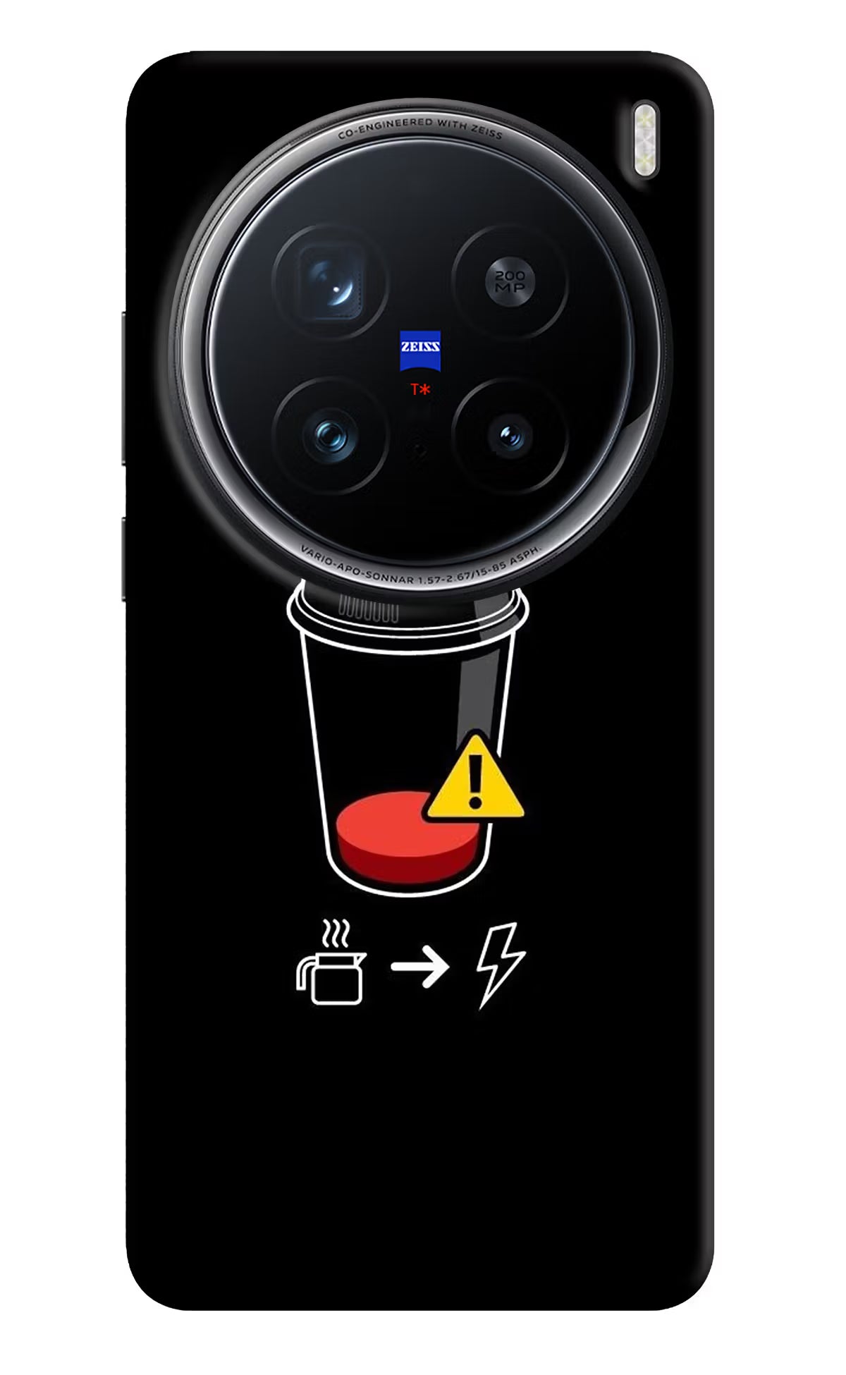 Coffee Vivo X200 Pro 5G Hard Case Back Cover by Casekaro