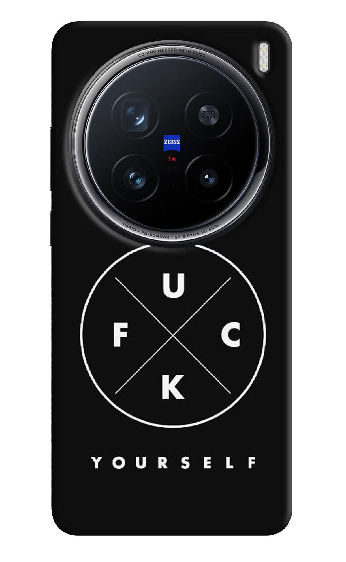 Go Fuck Yourself Vivo X200 Pro 5G Hard Case Back Cover by Casekaro