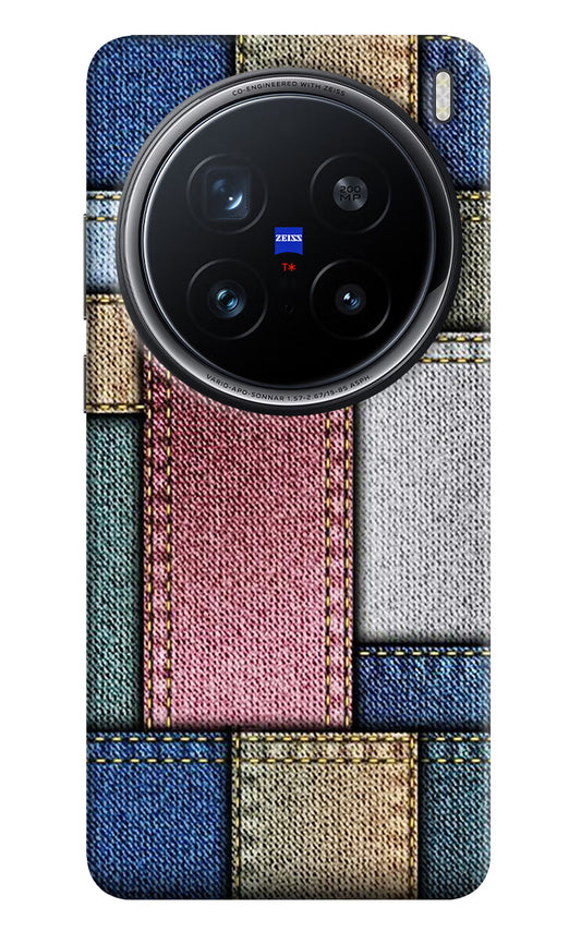 Multicolor Jeans Vivo X200 Pro 5G Hard Case Back Cover by Casekaro