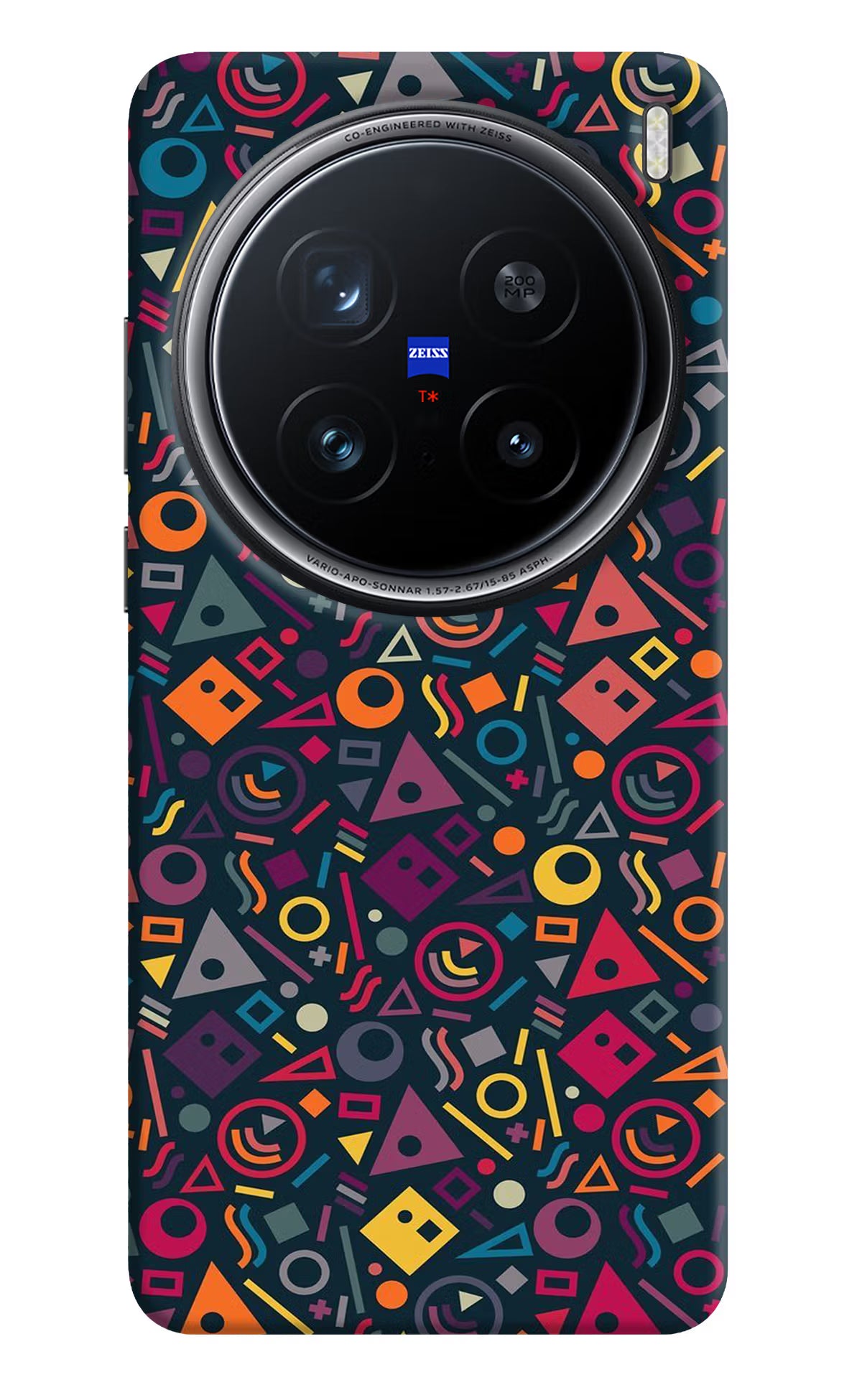 Geometric Abstract Vivo X200 Pro 5G Hard Case Back Cover by Casekaro