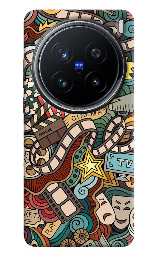 Cinema Abstract Vivo X200 Pro 5G Hard Case Back Cover by Casekaro