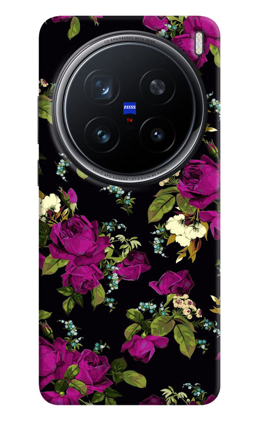 Flowers Vivo X200 Pro 5G Hard Case Back Cover by Casekaro