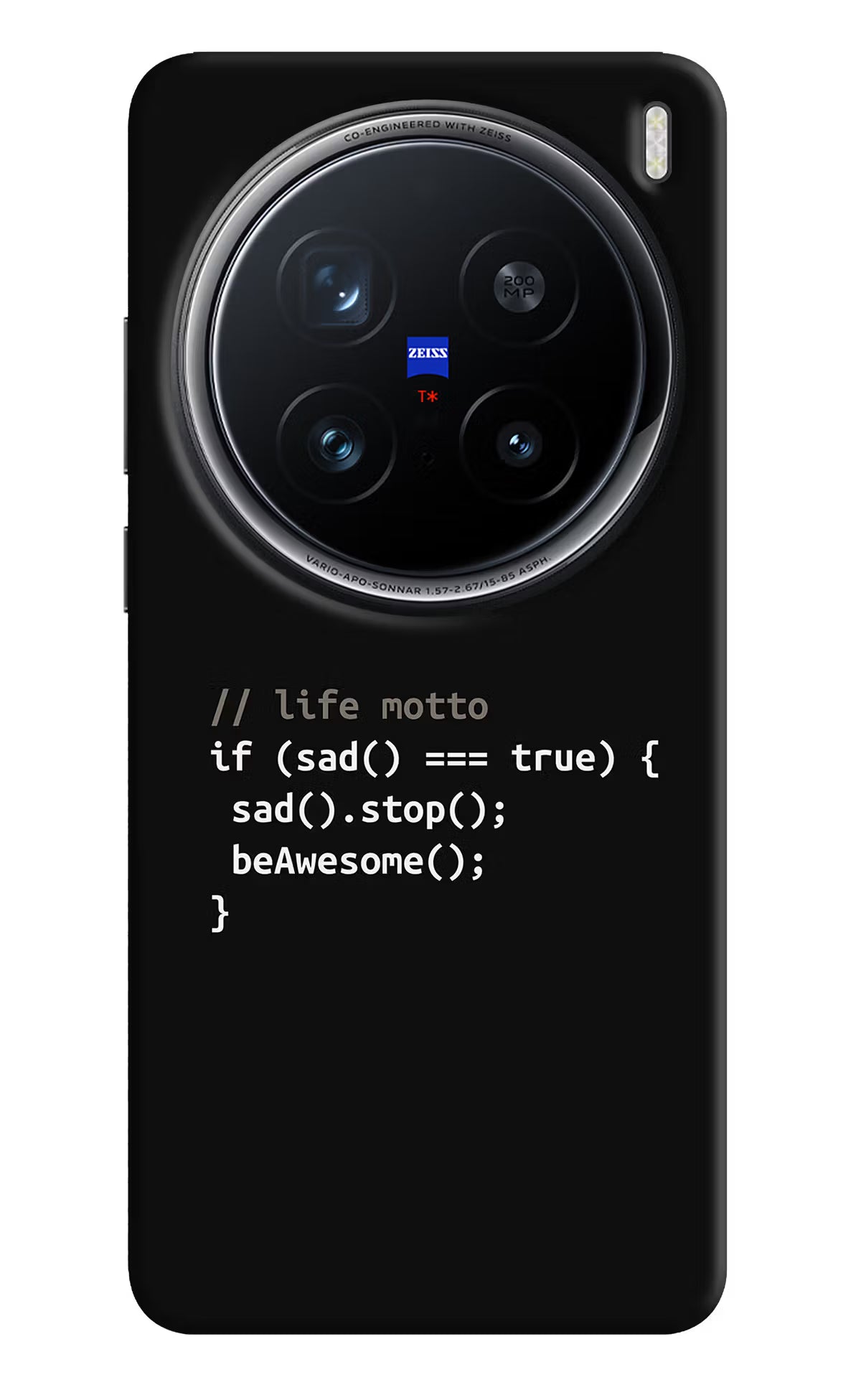 Life Motto Code Vivo X200 Pro 5G Hard Case Back Cover by Casekaro