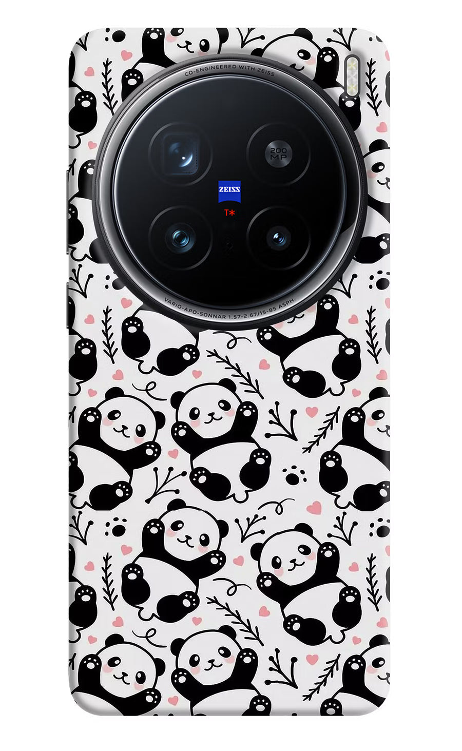 Cute Panda Vivo X200 Pro 5G Back Cover, Hard case