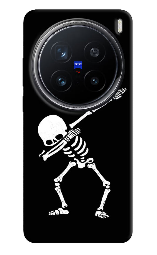 Dabbing Skeleton Art Vivo X200 Pro 5G Hard Case Back Cover by Casekaro