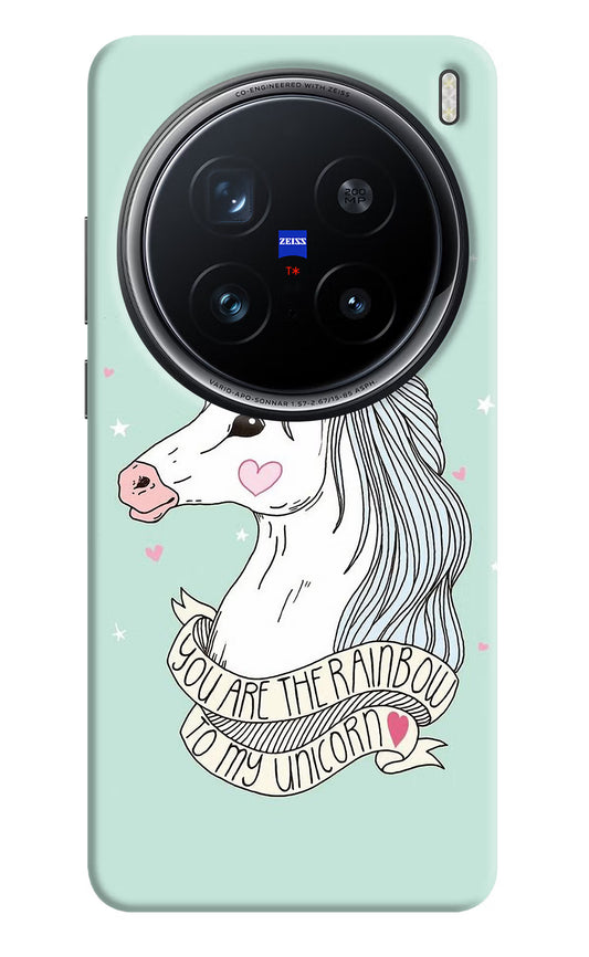 Unicorn Wallpaper Vivo X200 Pro 5G Hard Case Back Cover by Casekaro