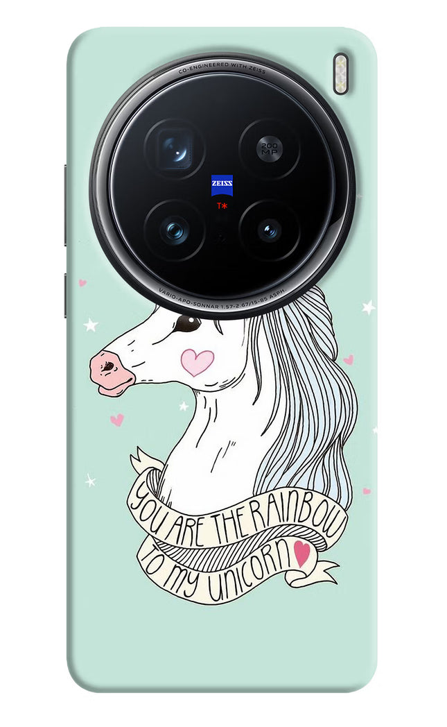 Unicorn Wallpaper Vivo X200 Pro 5G Hard Case Back Cover by Casekaro